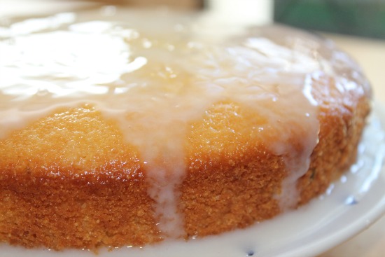 Lemon-Rosemary Polenta Cake 