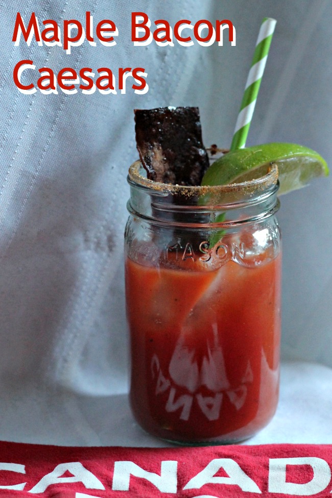 Maple bacon caesars