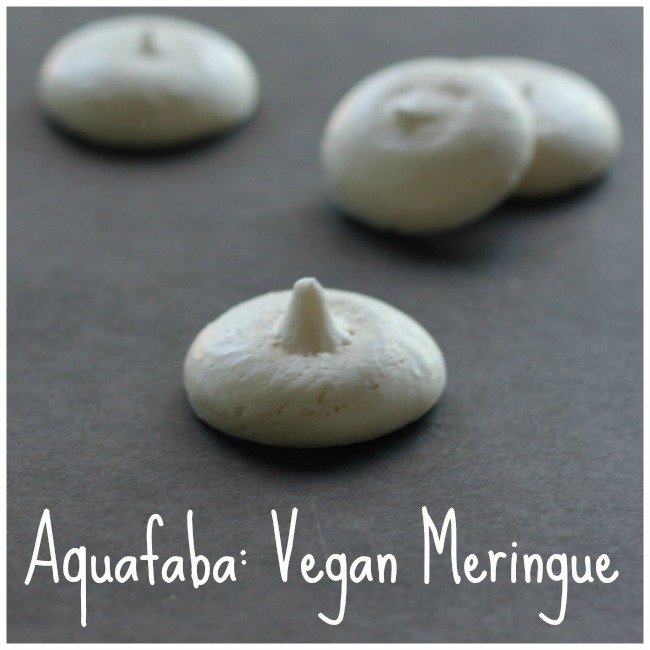 aquafaba vegan meringue