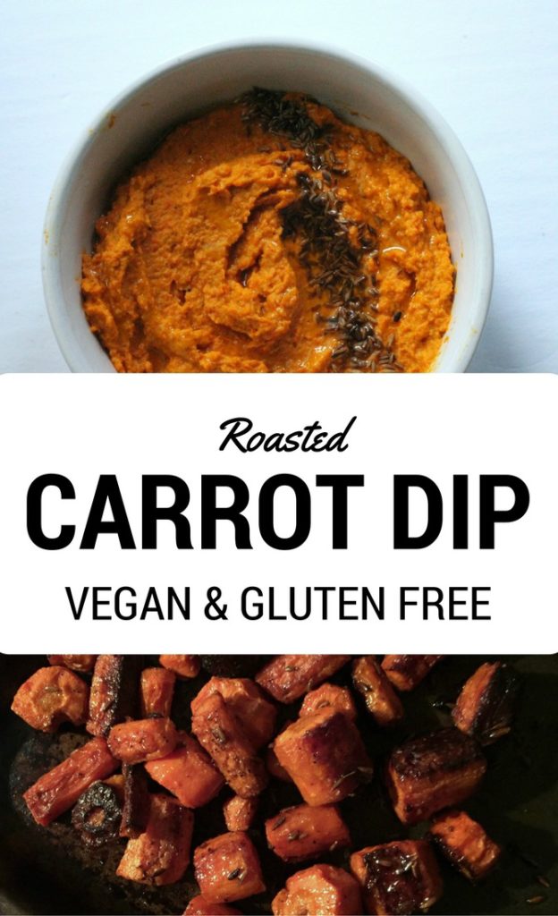 Roasted Carrot Dip--vegan, gluten free