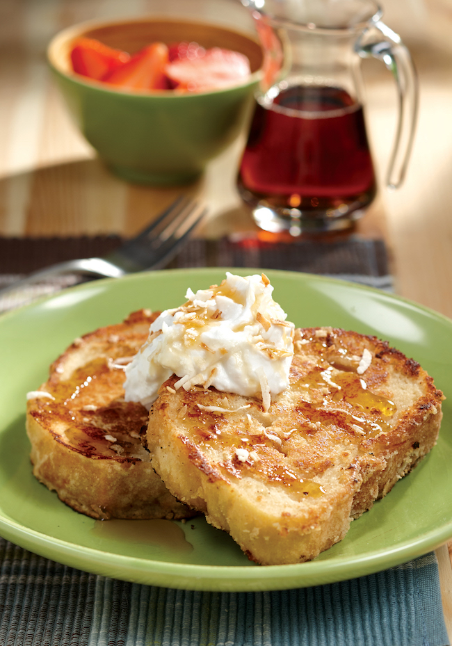 Vegan Coconut French Toast